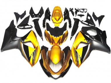 2009-2016 Gold and Grey OEM Style Custom Suzuki GSXR 1000 Motorcycle Fairing UK