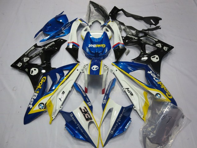2009-2016 Yellow blue BMW S1000RR Motorcycle Fairing UK 2009-2016 Yellow blue BMW S1000RR Motorcycle Fairing UK