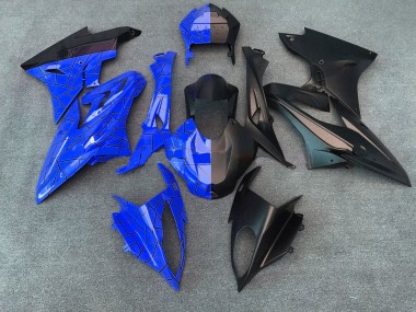 2009-2018 Gloss Blue / Matte Black Split BMW S1000RR Motorcycle Fairing UK