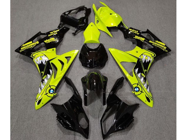 2009-2018 High Viz Yellow Shark BMW S1000RR Motorcycle Fairing UK 2009-2018 High Viz Yellow Shark BMW S1000RR Motorcycle Fairing UK