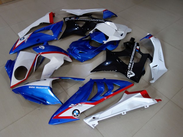 2009-2018 Stock style Blue and White BMW S1000RR Motorcycle Fairing UK 2009-2018 Stock style Blue and White BMW S1000RR Motorcycle Fairing UK