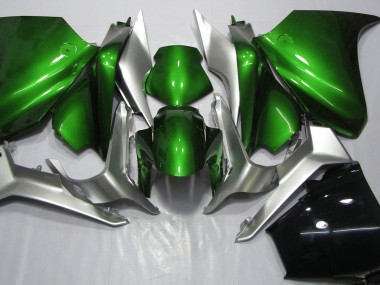 2010-2013 Deep Green and Silver Honda VFR1200 Motorcycle Fairing UK