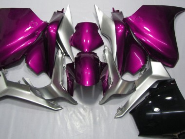 2010-2013 Deep Pink and Silver Honda VFR1200 Motorcycle Fairing UK