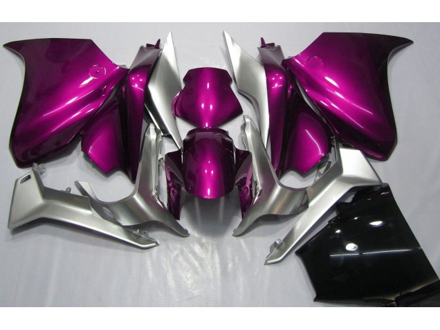 2010-2013 Deep Pink and Silver Honda VFR1200 Motorcycle Fairing UK 2010-2013 Deep Pink and Silver Honda VFR1200 Motorcycle Fairing UK