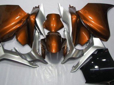 2010-2013 Orange and Silver Honda VFR1200 Motorcycle Fairing UK