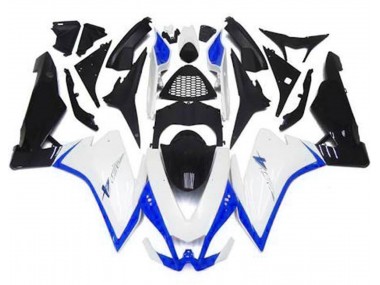 2010-2015 Gloss White & Blue Aprilia RSV4 1000 Motorcycle Fairing UK