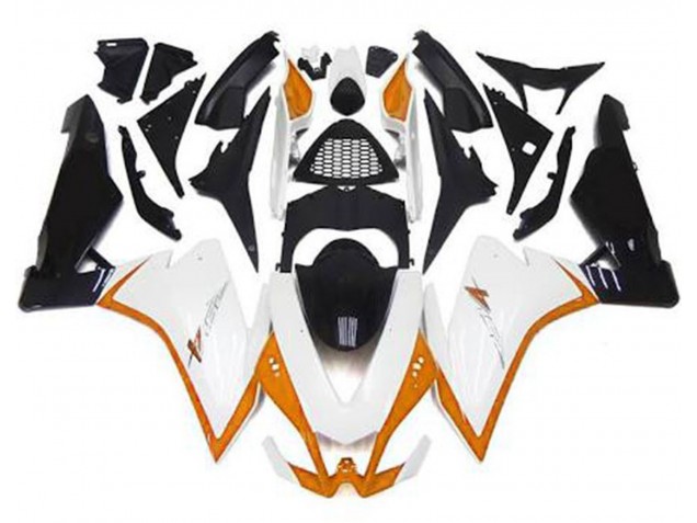 2010-2015 Gloss White & Orange Aprilia RSV4 1000 Motorcycle Fairing UK 2010-2015 Gloss White & Orange Aprilia RSV4 1000 Motorcycle Fairing UK