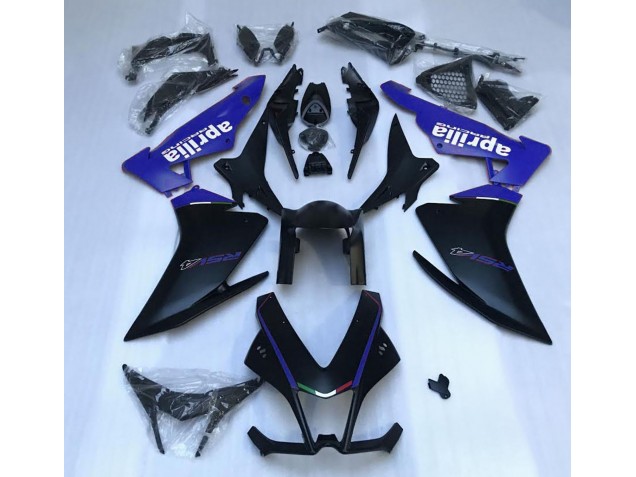 2010-2015 Matte Black & Blue Aprilia RSV4 1000 Motorcycle Fairing UK 2010-2015 Matte Black & Blue Aprilia RSV4 1000 Motorcycle Fairing UK