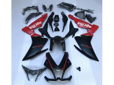 2010-2015 Matte Black & Red Aprilia RSV4 1000 Motorcycle Fairing UK