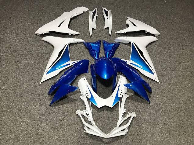 2011-2020 Blue White Custom Suzuki GSXR 600-750 Motorcycle Fairing UK 2011-2020 Blue White Custom Suzuki GSXR 600-750 Motorcycle Fairing UK