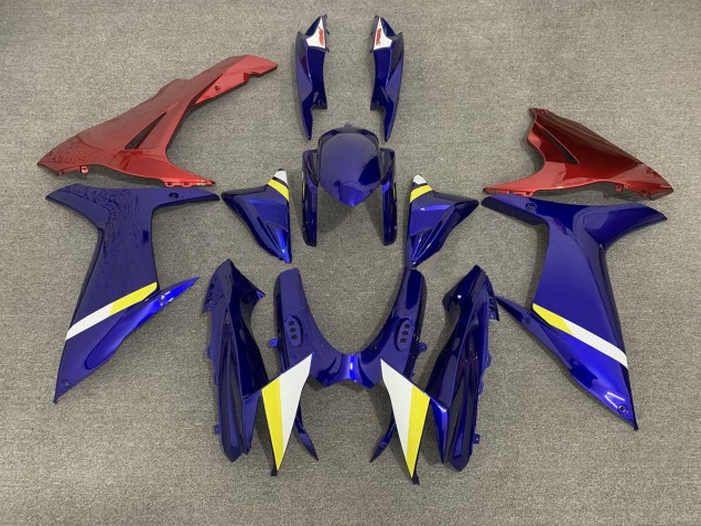 2011-2020 Blue with Red Lowers Suzuki GSXR 600-750 Motorcycle Fairing UK 2011-2020 Blue with Red Lowers Suzuki GSXR 600-750 Motorcycle Fairing UK