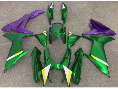 2011-2020 Gloss Green and Purple Suzuki GSXR 600-750 Motorcycle Fairing UK