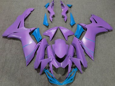 2011-2020 Matte Purple & Blue Suzuki GSXR 600-750 Motorcycle Fairing UK