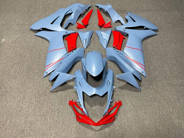 2011-2020 Matte Sky Blue & Red Suzuki GSXR 600-750 Motorcycle Fairing UK 2011-2020 Matte Sky Blue & Red Suzuki GSXR 600-750 Motorcycle Fairing UK
