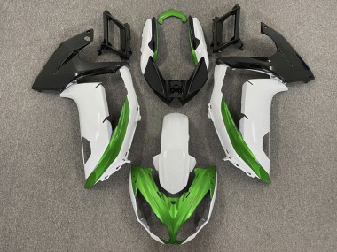 2012-2016 Gloss White & Green Kawasaki Ninja 650R Motorcycle Fairing UK