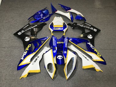2012-2016 Gloss White and Blue Honda CBR1000RR Motorcycle Fairing UK