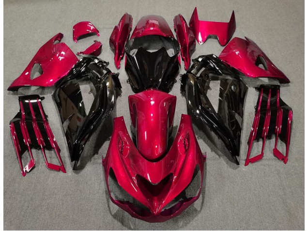 2012-2019 Gloss Red and Black Kawasaki ZX14R Motorcycle Fairing UK 2012-2019 Gloss Red and Black Kawasaki ZX14R Motorcycle Fairing UK