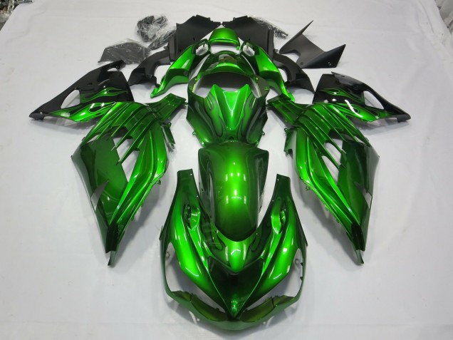2012-2019 Green Black Kawasaki ZX14R Motorcycle Fairing UK 2012-2019 Green Black Kawasaki ZX14R Motorcycle Fairing UK