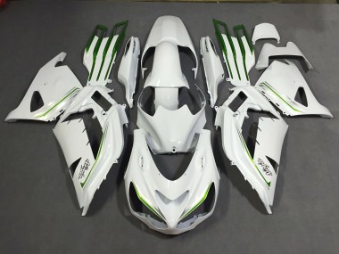 2012-2019 Pearl White Custom Kawasaki ZX14R Motorcycle Fairing UK