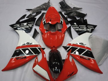2013-2014 Gloss Red White and Black Yamaha R1 Motorcycle Fairing UK