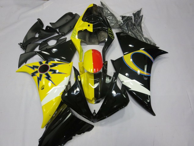 2013-2014 Yellow 46 Yamaha R1 Motorcycle Fairing UK 2013-2014 Yellow 46 Yamaha R1 Motorcycle Fairing UK
