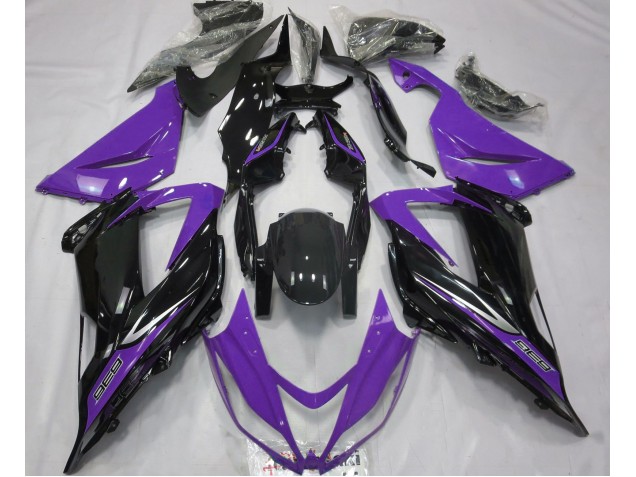 2013-2018 Black and Purple Kawasaki ZX6R Motorcycle Fairing UK 2013-2018 Black and Purple Kawasaki ZX6R Motorcycle Fairing UK