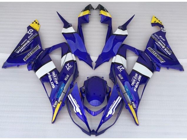 2013-2018 Blue Style Kawasaki ZX6R Motorcycle Fairing UK 2013-2018 Blue Style Kawasaki ZX6R Motorcycle Fairing UK