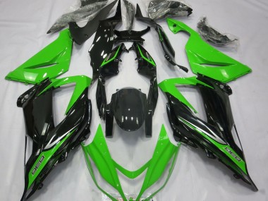 2013-2018 Green and Black Kawasaki ZX6R Motorcycle Fairing UK