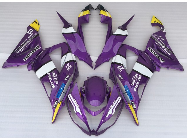 2013-2018 Purple Style Kawasaki ZX6R Motorcycle Fairing UK 2013-2018 Purple Style Kawasaki ZX6R Motorcycle Fairing UK