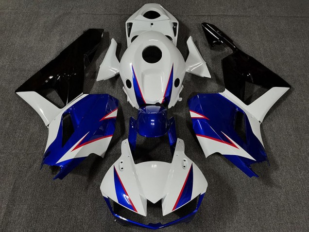 2013-2020 Gloss White and Deep Blue Honda CBR600RR Motorcycle Fairing UK 2013-2020 Gloss White and Deep Blue Honda CBR600RR Motorcycle Fairing UK