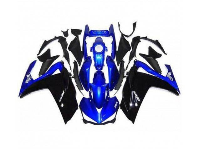 2015-2018 Gloss Black and Blue Yamaha R3 Motorcycle Fairing UK 2015-2018 Gloss Black and Blue Yamaha R3 Motorcycle Fairing UK