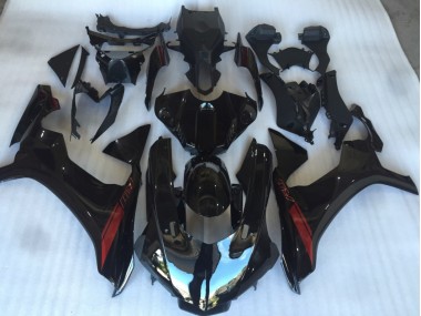 2015-2019 Gloss Black with Red Yamaha R1 Motorcycle Fairing UK
