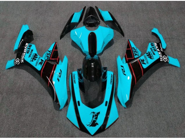 2015-2019 Light Blue Yamaha R1 Motorcycle Fairing UK 2015-2019 Light Blue Yamaha R1 Motorcycle Fairing UK