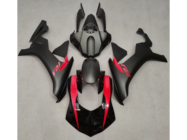 2015-2019 Matte Black & Pearl Red Yamaha R1 Motorcycle Fairing UK