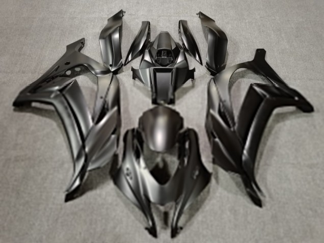 2016-2019 Matte Metal Silver Kawasaki ZX10R Motorcycle Fairing UK 2016-2019 Matte Metal Silver Kawasaki ZX10R Motorcycle Fairing UK