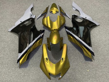 2017-2019 Cement Black and Gold Yamaha R6 Motorcycle Fairing UK