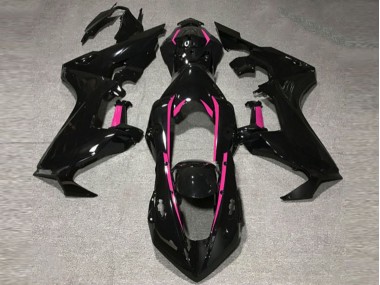 2017-2019 Gloss Black & Pink Lining Honda CBR1000RR Motorcycle Fairing UK