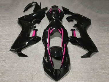 2017-2019 Gloss Black & Pink Lining Honda CBR1000RR Motorcycle Fairing UK
