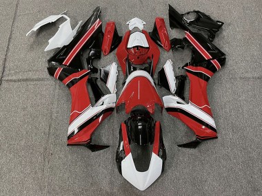 2017-2019 Gloss Red White and Black Honda CBR1000RR Motorcycle Fairing UK