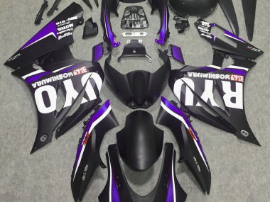 2017-2019 Matte Black & Purple Suzuki GSXR 1000 Motorcycle Fairing UK