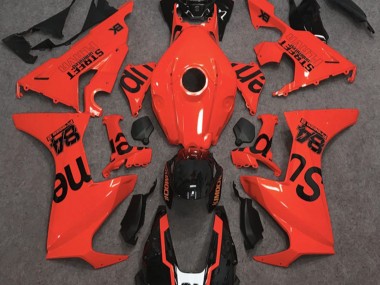 2017-2019 Red Street Flava Honda CBR1000RR Motorcycle Fairing UK