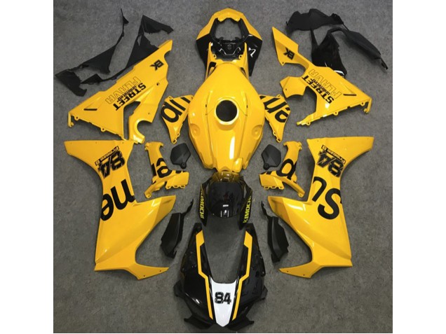 2017-2019 Yellow Street Flava Honda CBR1000RR Motorcycle Fairing UK 2017-2019 Yellow Street Flava Honda CBR1000RR Motorcycle Fairing UK