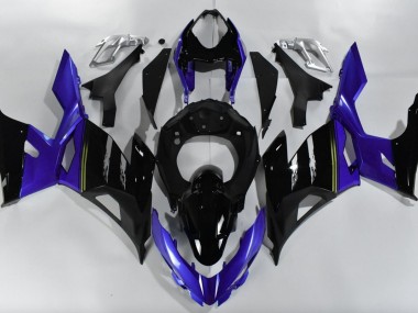 2018-2020 Purple and Black Kawasaki Ninja 400 Motorcycle Fairing UK