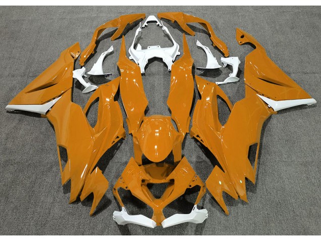 2019-2020 Gloss Orange & White Kawasaki ZX6R Motorcycle Fairing UK 2019-2020 Gloss Orange & White Kawasaki ZX6R Motorcycle Fairing UK