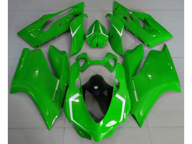 Gloss Green & White Ducati 1199 Motorcycle Fairing UK Gloss Green & White Ducati 1199 Motorcycle Fairing UK