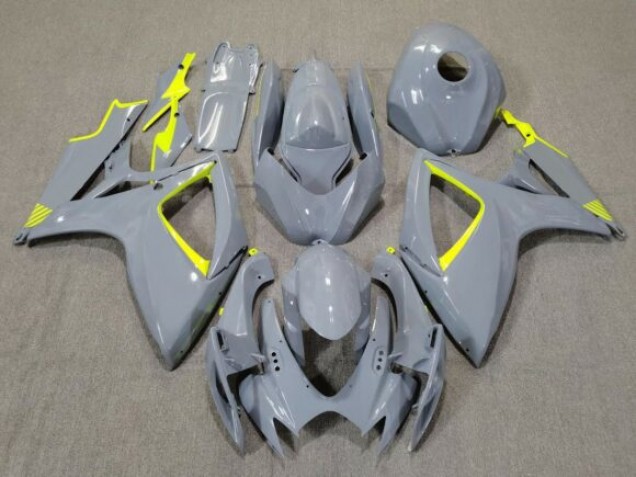 2006-2007 Nardo / High Viz Yellow Suzuki GSXR 600-750 Motorcycle Fairing UK 2006-2007 Nardo / High Viz Yellow Suzuki GSXR 600-750 Motorcycle Fairing UK